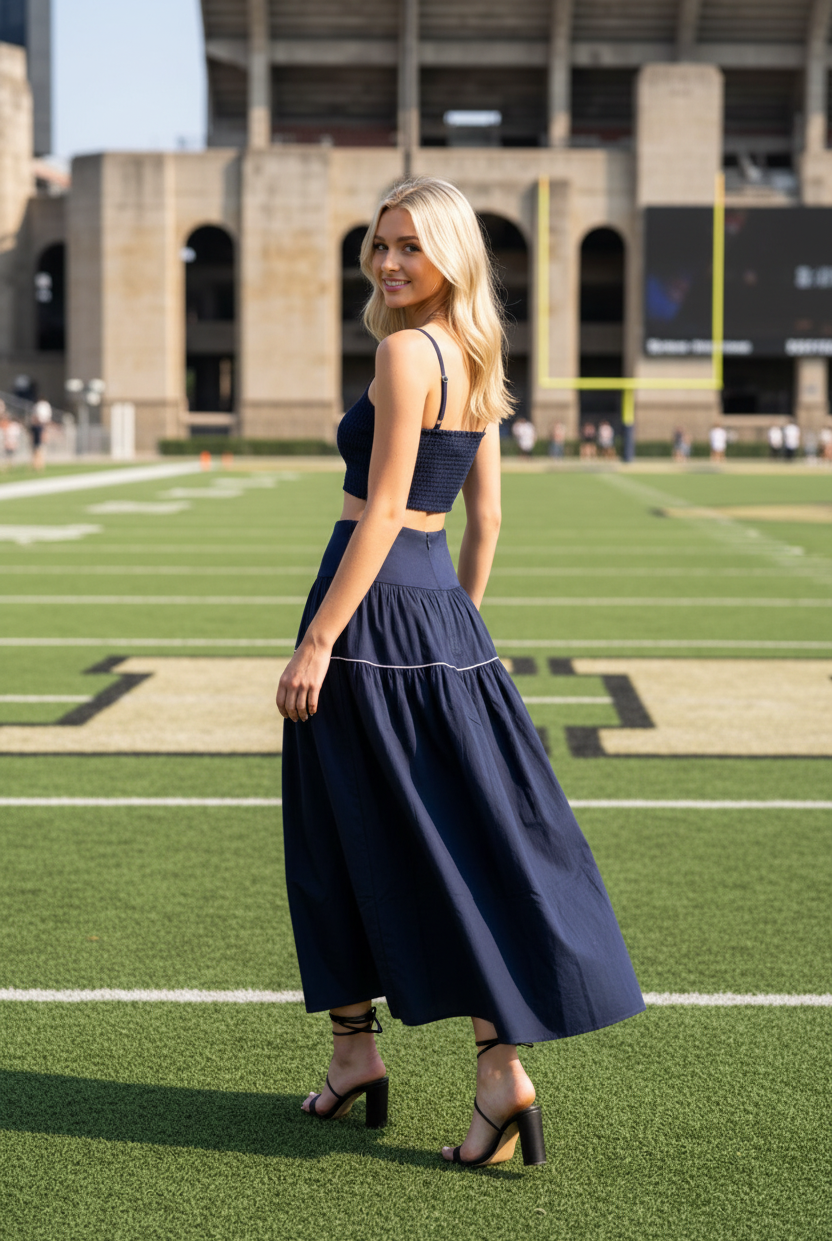 Navy Field Back