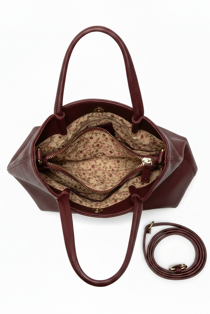 Wine Bag - Open Floral Lining