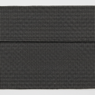 Black and white micro-stripe fabric flat lay swatch