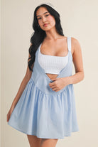 Stylish gingham tennis style dress with built-in shorts from Thread Bar Boutique perfect for active lifestyle