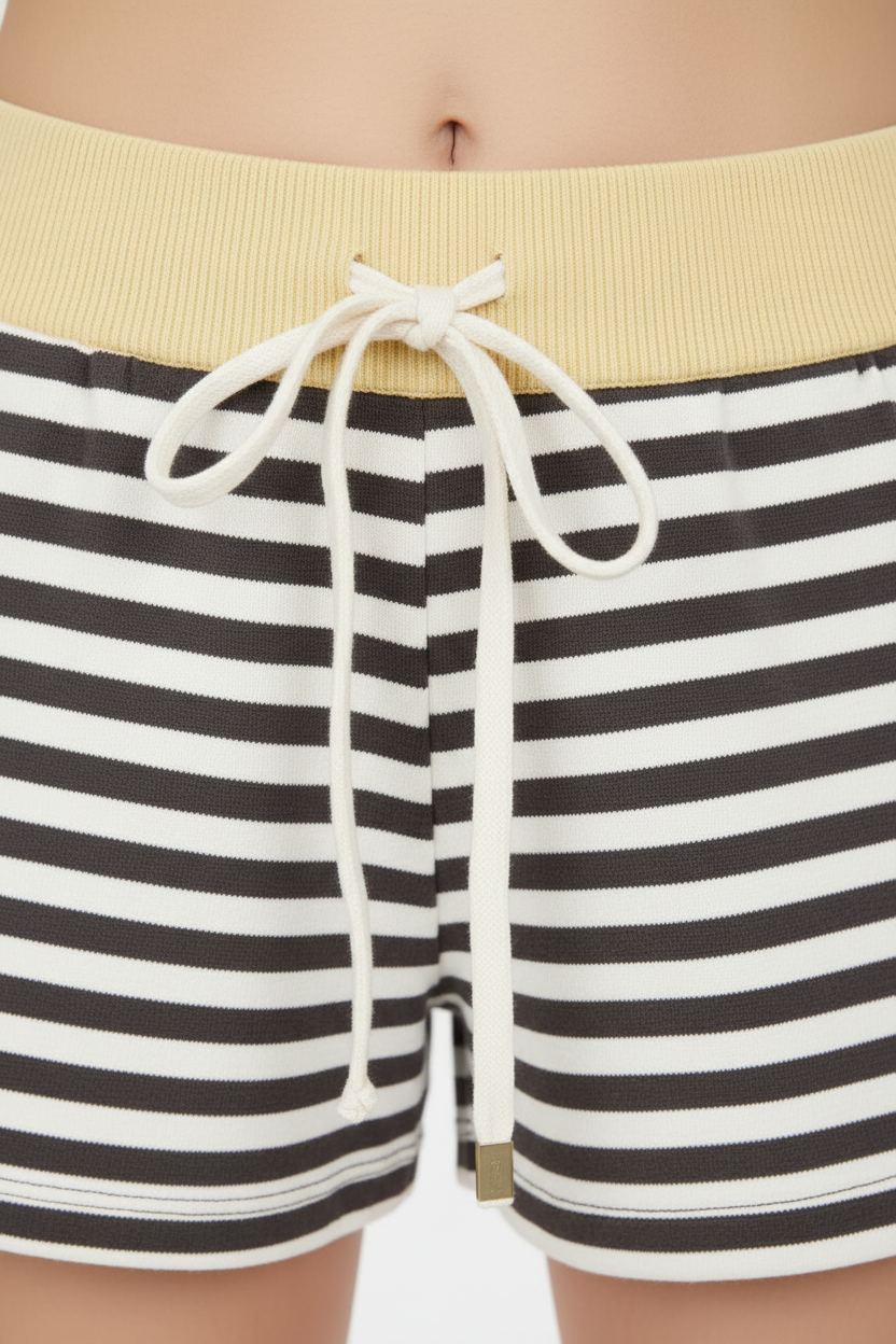 Charcoal – Drawstring Detail