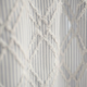 Fabric Close-Up — Light Grey Fine Pinstripe Cotton