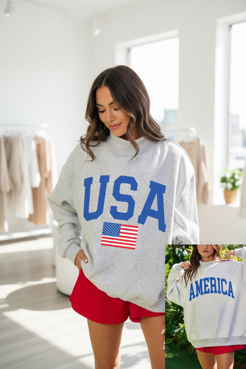 USA & AMERICA Both Sides