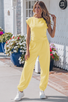 Yellow Lounge Set - Hair Toss
