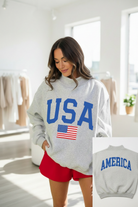 USA Model with AMERICA Flat Lay Inset