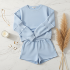 Lake Blue vintage havana fleece set