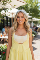 like the go time gingham dress