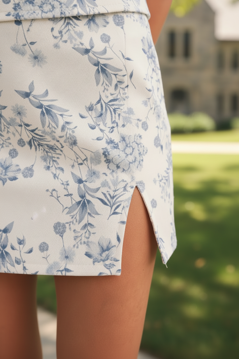 Skirt Slit Detail — Campus
