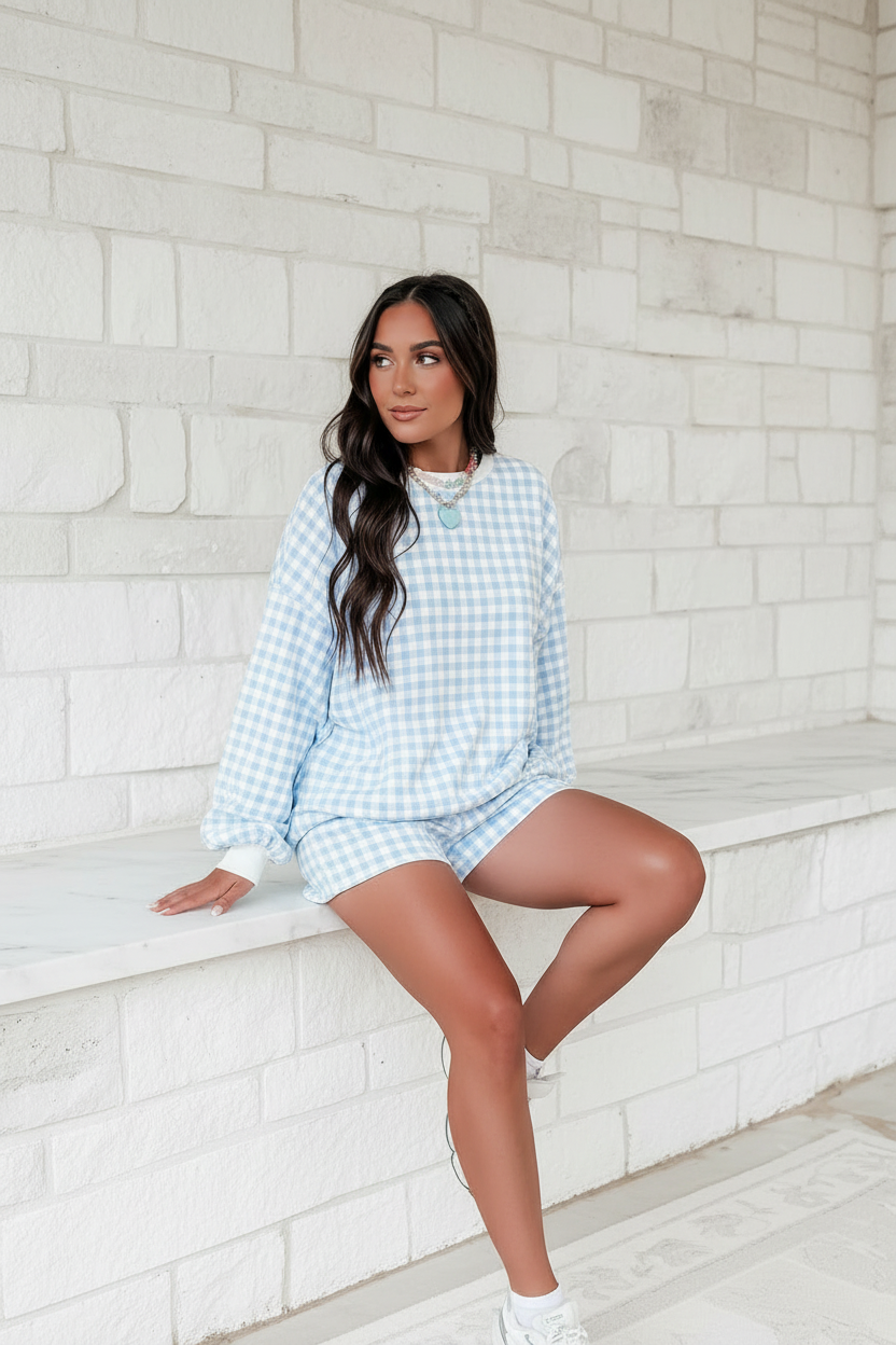 Sky Blue - Stone Ledge Sitting