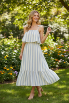Stripe Midi Dress - Outdoor Shot 5