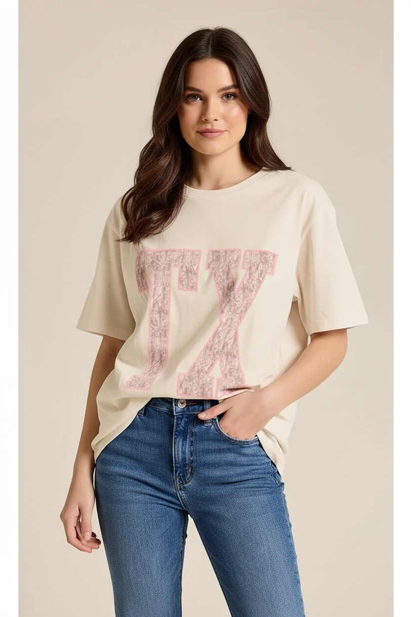 TX graphic tee - relaxed confident