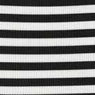 White Black Stripe Flat Lay