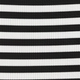 White Black Stripe Flat Lay
